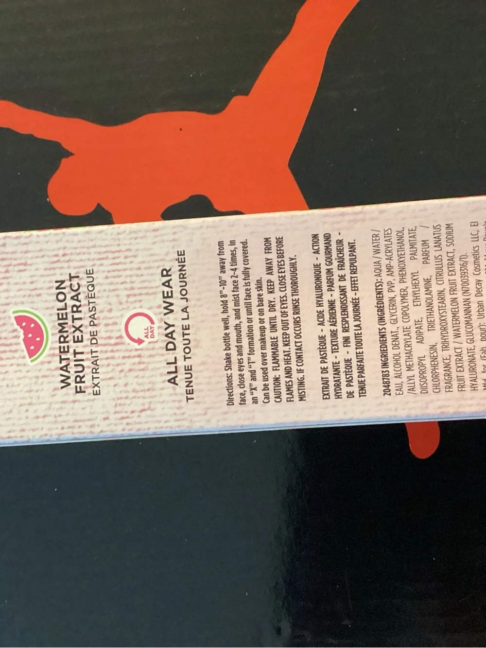 Urban Decay All Nighter Makeup Setting Spray - Pink Packaging